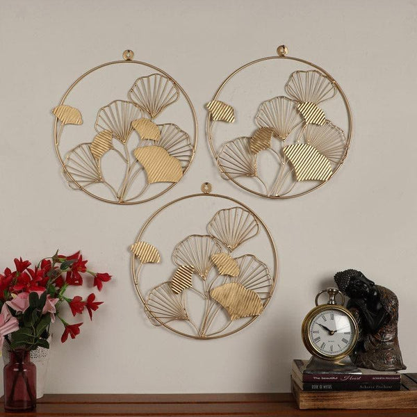 Buy Eshita Flora Wall Accent - Set Of Three Wall Accents from Vaaree