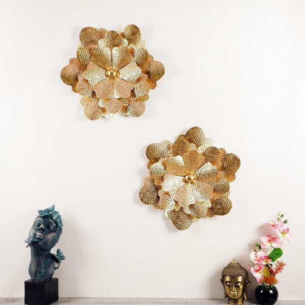 Buy Flower Forae Wall Accent - Set Of Two Wall Accents from Vaaree