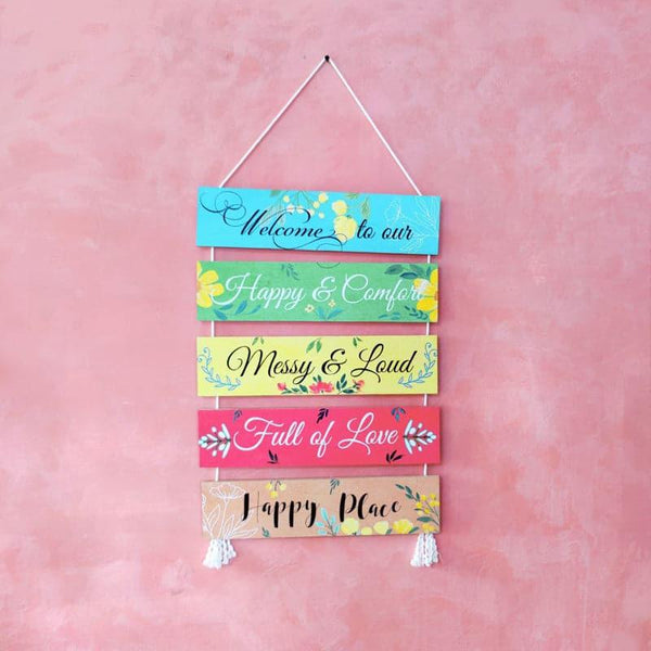 Buy Happy Abode Handpainted Wall Hanging Wall Accents from Vaaree