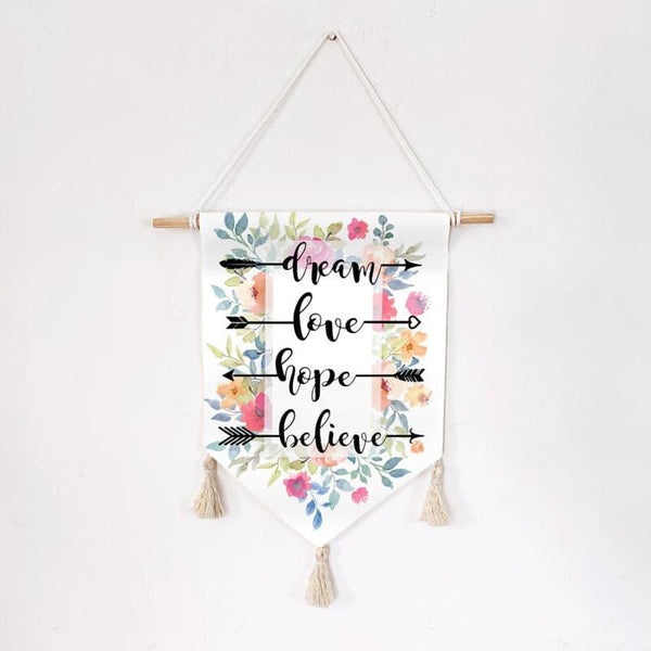 Buy Life Motto Handpainted Wall Hanging Wall Accents from Vaaree