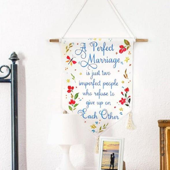 Buy Marriage Bond Handpainted Wall Hanging Wall Accents from Vaaree