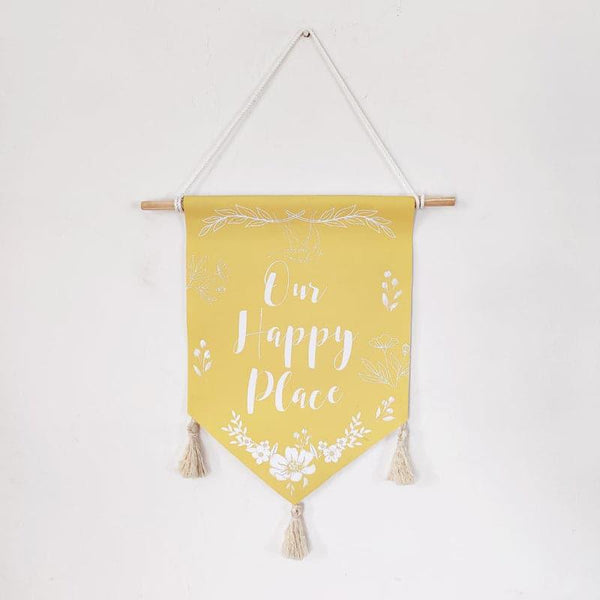 Buy Our Happy Place Handpainted Wall Hanging Wall Accents from Vaaree