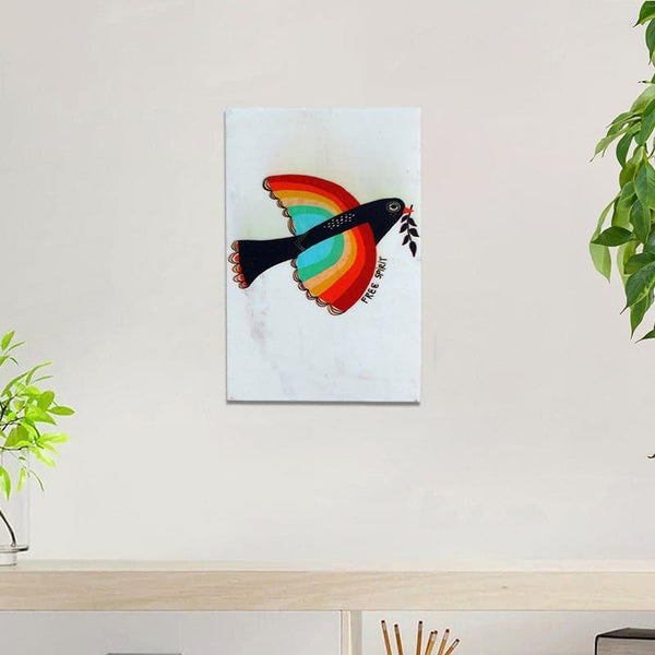 Buy Rainbow Bird Wall Accent Wall Accents from Vaaree