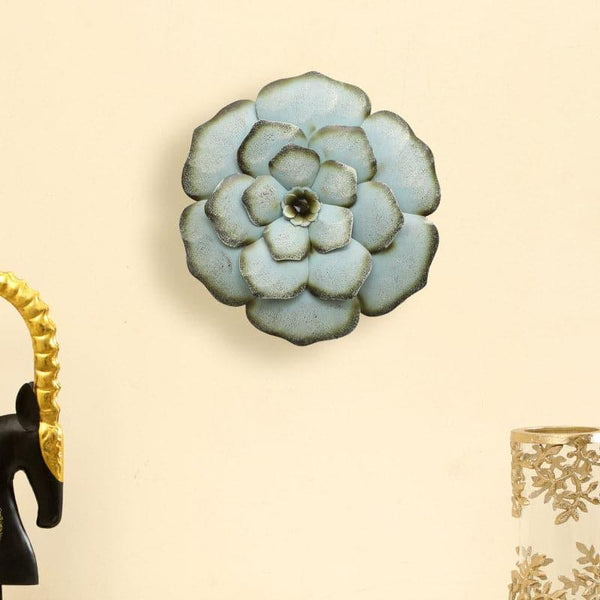 Buy Rose Bloom Wall Decor- Blue Wall Accents from Vaaree