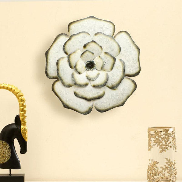 Buy Rose Bloom Wall Decor- White Wall Accents from Vaaree