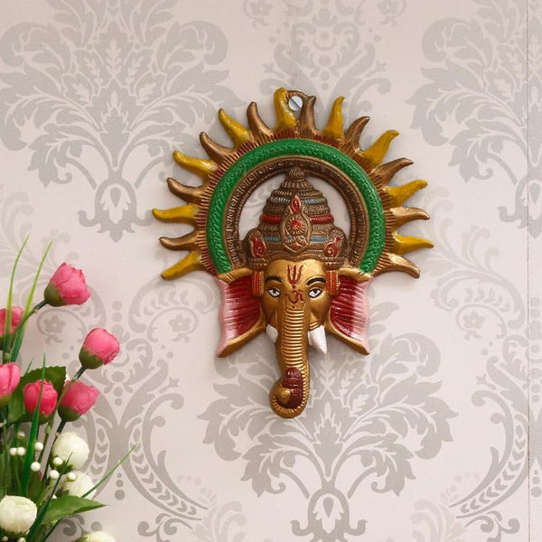 Buy Shri Ganesh Surya Wall Accent Wall Accents from Vaaree