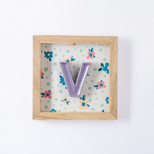 Buy (V) Mini Mottled Mono Wall Hanging - Purple Wall Accents from Vaaree