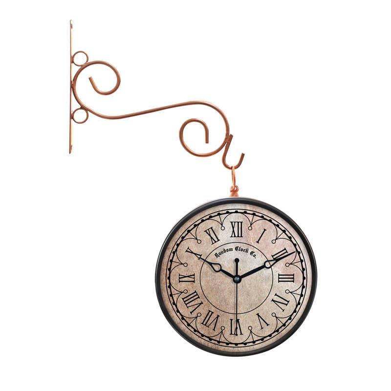 Buy Benton Double Sided Vintage Station Clock Wall Clock from Vaaree