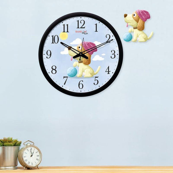 Buy Dober Dog Wall Clock - Black Wall Clock from Vaaree