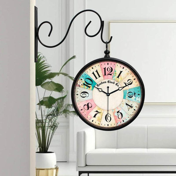 Buy Granteley Double Sided Vintage Station Clock Wall Clock from Vaaree