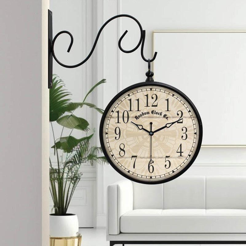 Buy Simmons Double Sided Vintage Station Clock Wall Clock from Vaaree