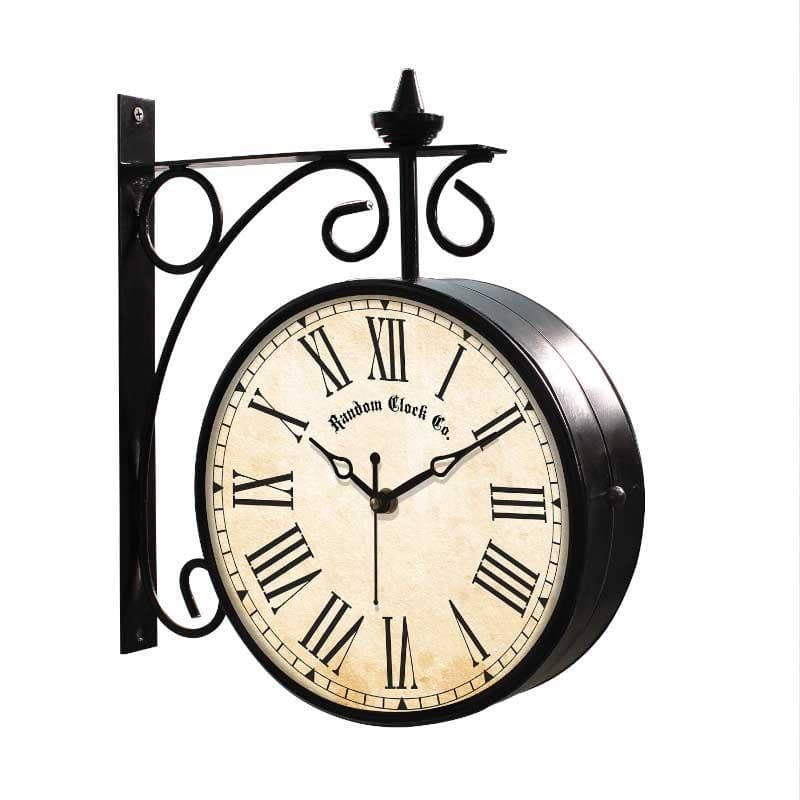 Buy Double Sided Vintage Station Wall Clock Wall Clock from Vaaree