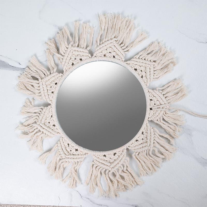Floro Macrame Wall Mirror - 1