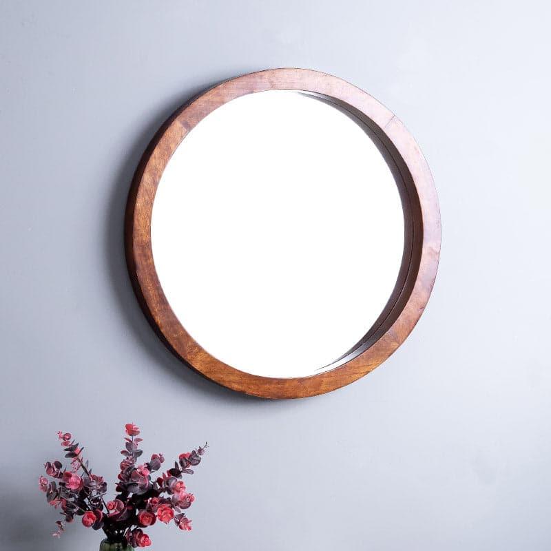 Buy Satomi Wall Mirror - Brown Wall Mirror from Vaaree