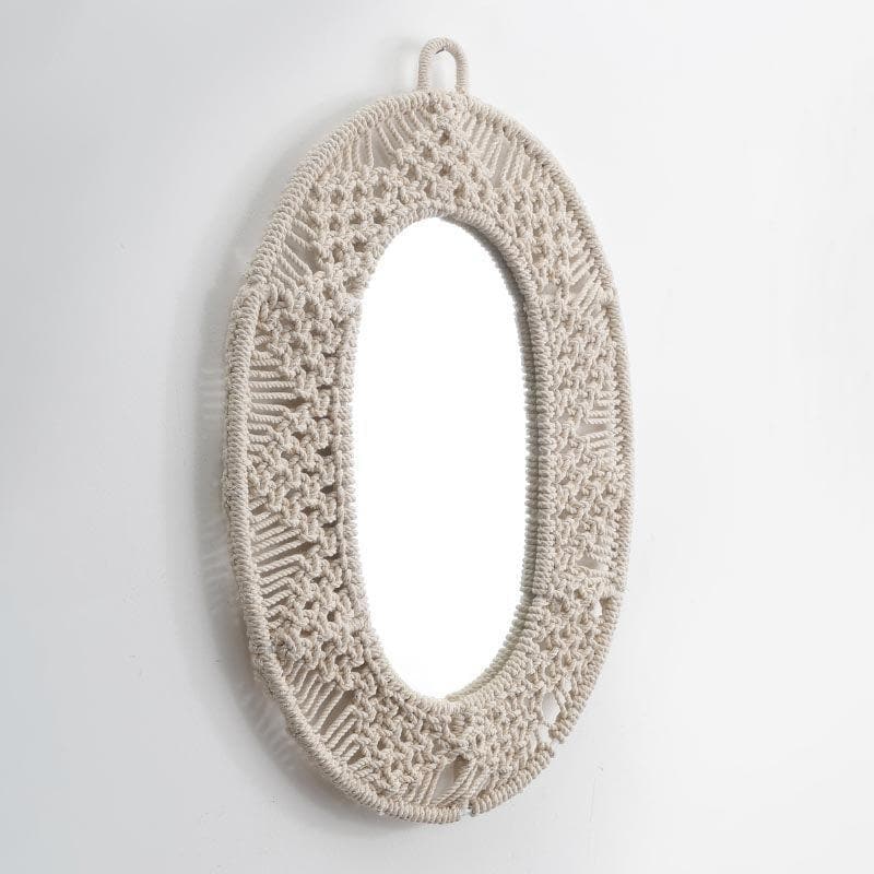 Soulfully Boho Macrame Wall Mirror - 3