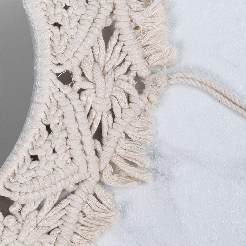 Tiburo Macrame Wall Mirror - 4