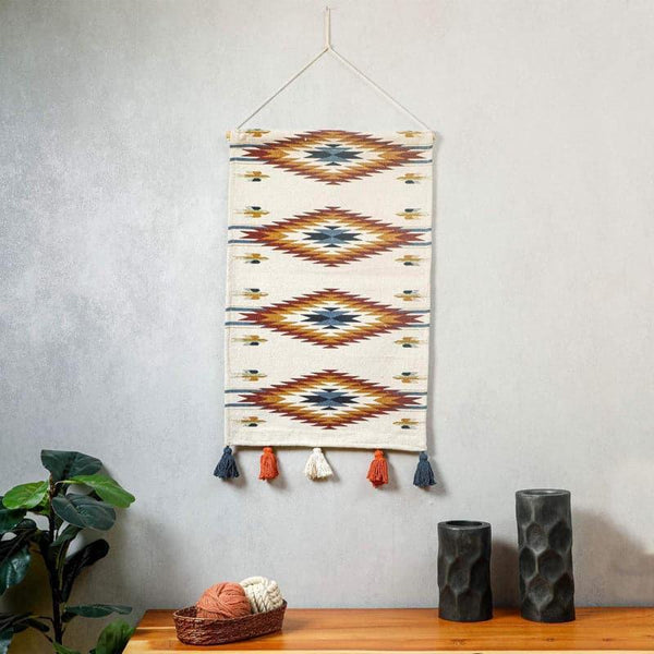 Buy Yansa Mosaic Ikat Wall Hanging Wall Tapestry from Vaaree