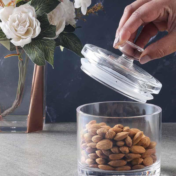 Buy Pinterest Acrylic Storage Container - 430ml Jar from Vaaree