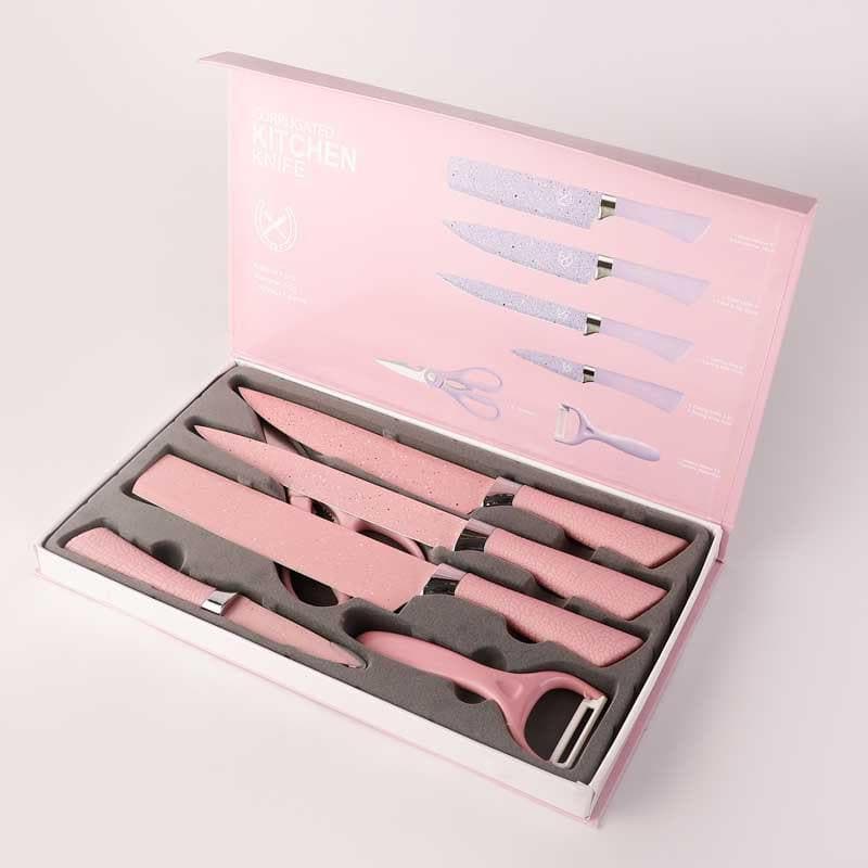 Buy Chop It Knife Set - Set Of Six Knives & Scissors from Vaaree