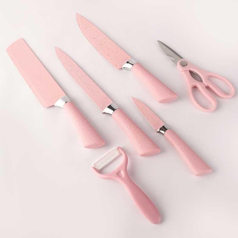 Buy Chop It Knife Set - Set Of Six Knives & Scissors from Vaaree