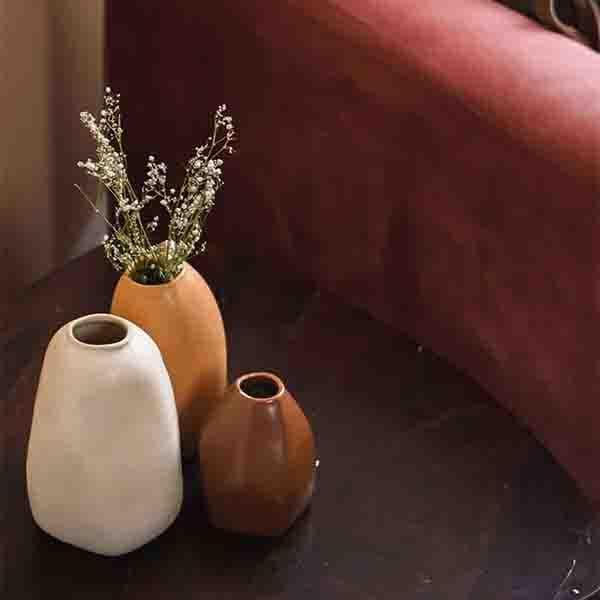 Buy Brown Family Vase - Set Of Three Vase from Vaaree